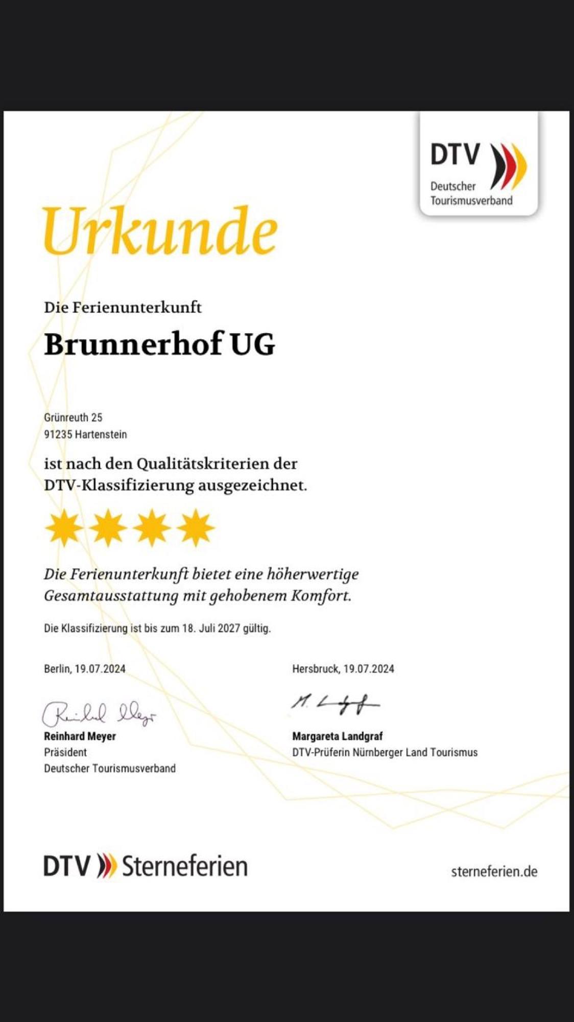 Hartenstein Brunnerhof Urlaub Auf Dem Landアパートメント エクステリア 写真